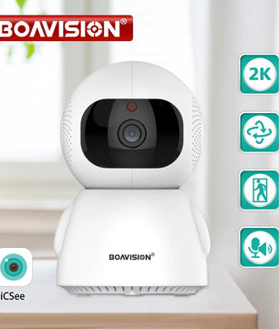 Boavision 3MP Wireless Night Vision Baby Monitor Security Camera