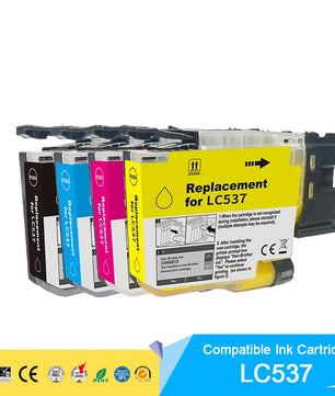 LC537 LC-537 Ink Cartridge For Brother MFC-J5115DW J6975DW Printer