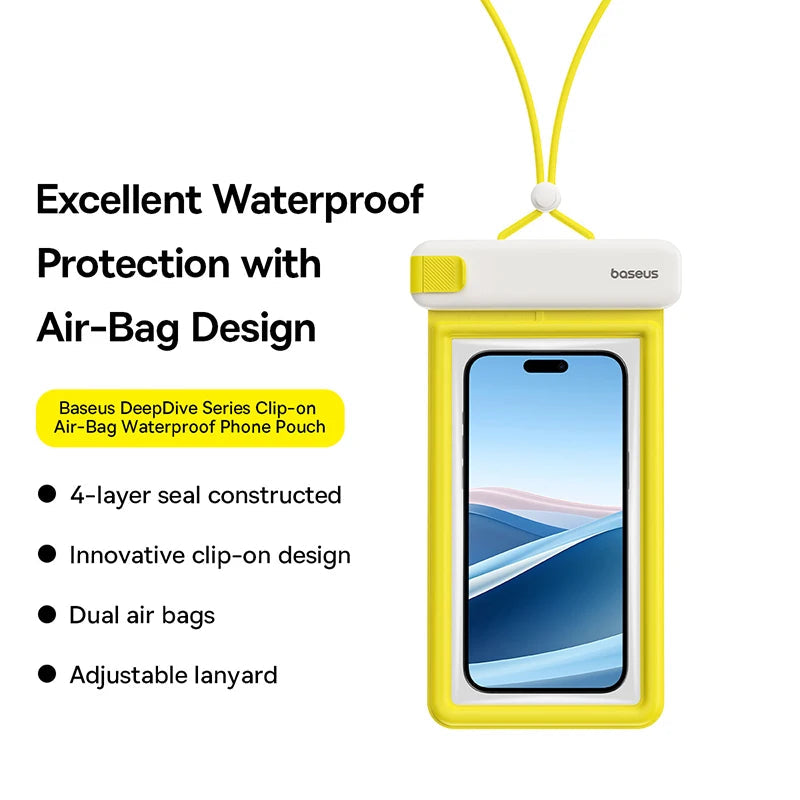 Silicone Waterproof Phone Case Pouch Bag for iPhone 15 14 13 Pro Max