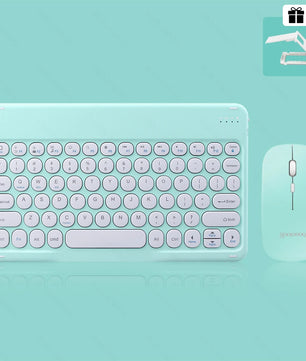 Plastic 2.4G Rechargeable Bluetooth Wireless Keyboard Mouse Kit