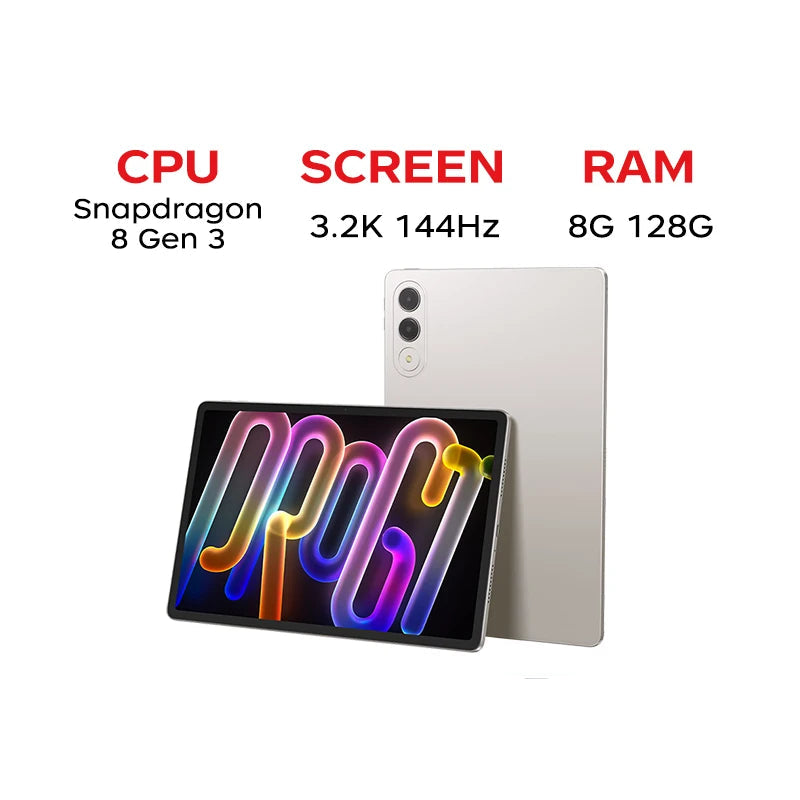 128G 256G 8860mAh 11.1'' 144Hz Fast Charging Lenovo Tablet