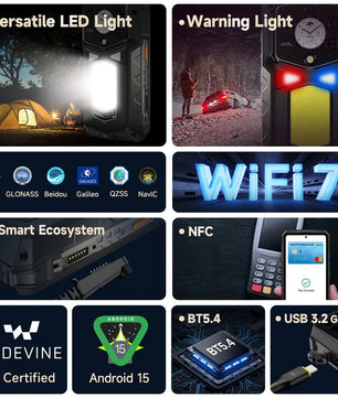 7500mAh 32GB Android Fullview Display Fast Charging Smartphone