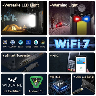 7500mAh 32GB Android Fullview Display Fast Charging Smartphone