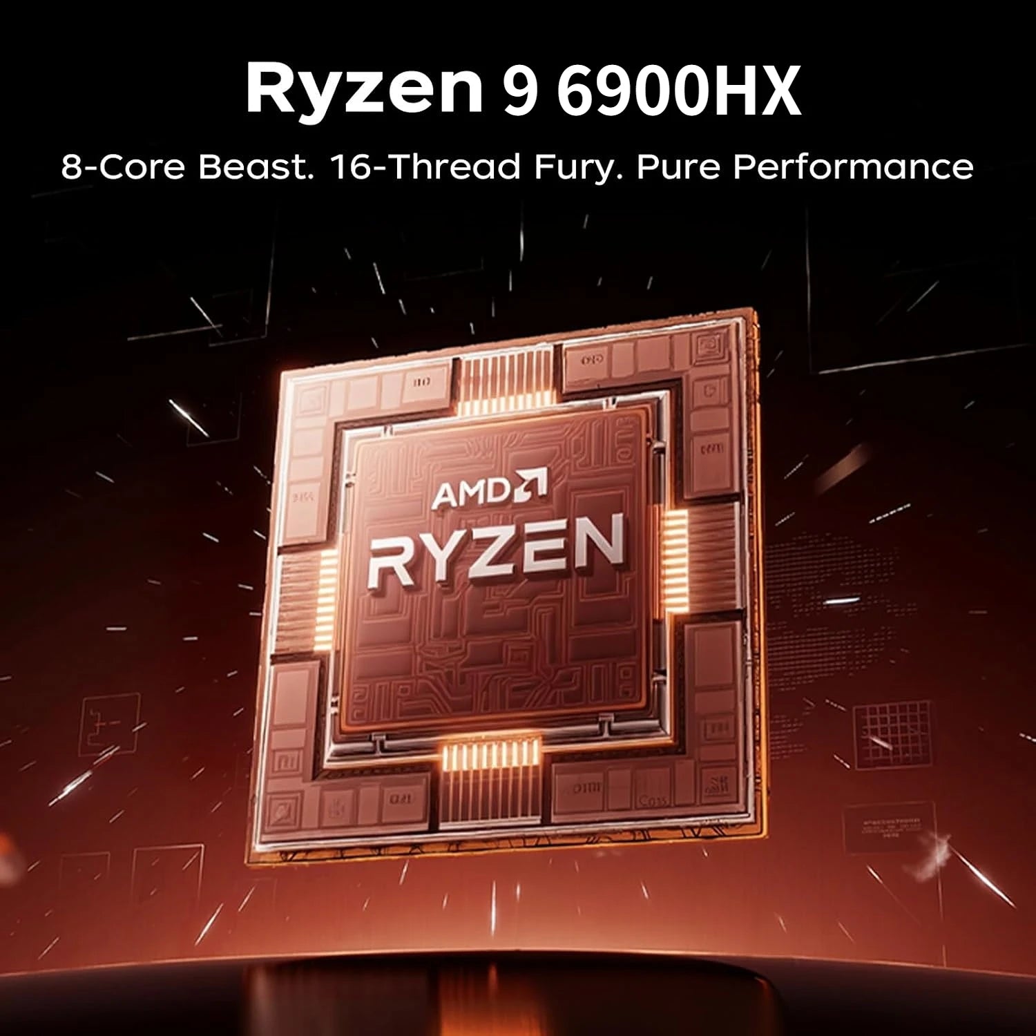 4400mAh 16" AMD Ryzen 9 6900HX Processor Windows 11 Laptop