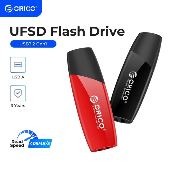 Orico Plastic USB 3.2 Rectangle Shape Memory Stick Pen Drive