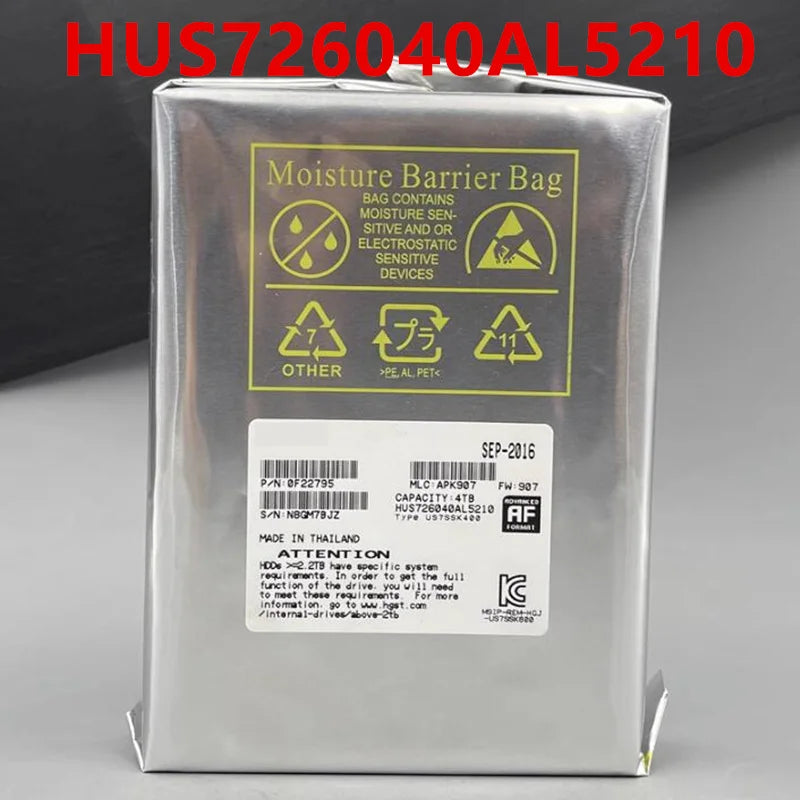 4TB SAS 3.5" 128MB 7200RPM Internal Hard Disk Drive