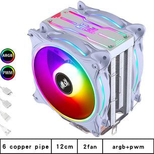 1500rpm Aluminum Alloy CPU Fluid Bearing Cooler Radiator Fan