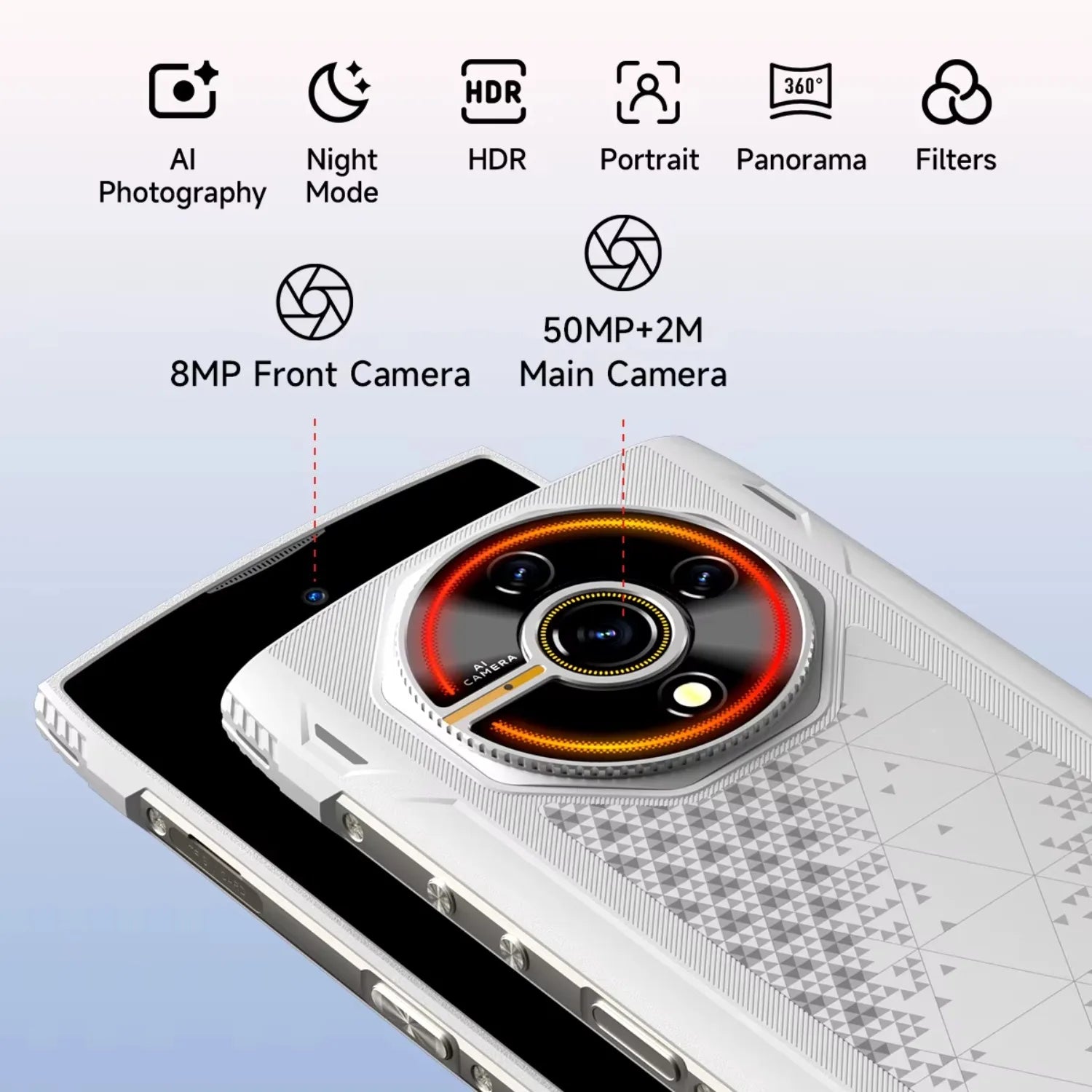 5150mAh 6.7" 256GB Android Panther 2 Pro 4G Rugged Smartphone