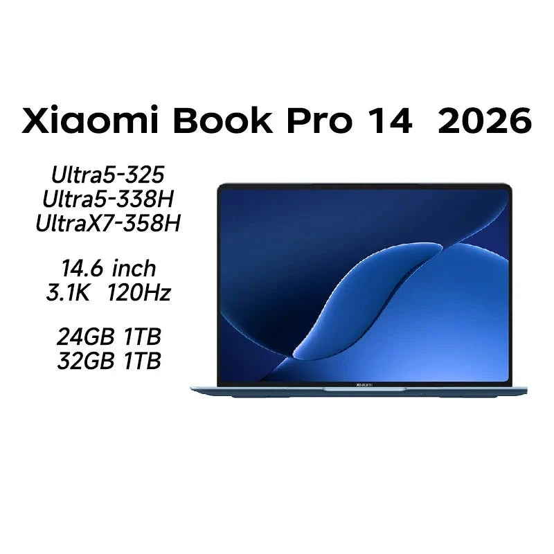 XIAOMI Ultra 5 325 338H X7 358H 32GB RAM 2TB SSD 14.6 Inch Laptop