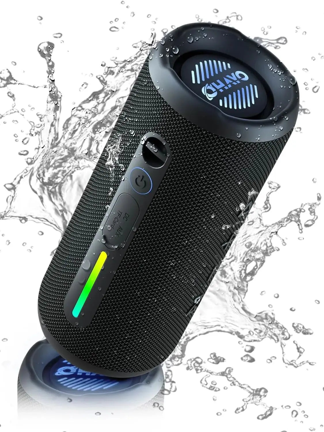 ABS IP67 Bluetooth 5.3 Waterproof Portable Speaker with Lights
