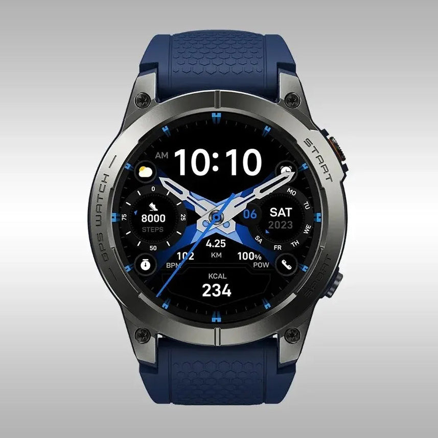 Silica Gel Amoled Display Waterproof Android Round Shape Smartwatch