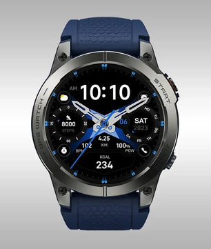 Silica Gel Amoled Display Waterproof Android Round Shape Smartwatch