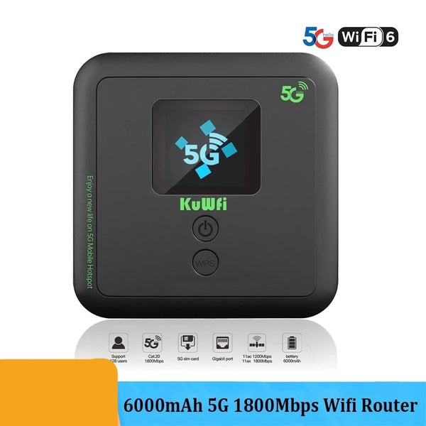 2.4G 5G High Power 1800Mbps WIFI Wireless SIM Support Router