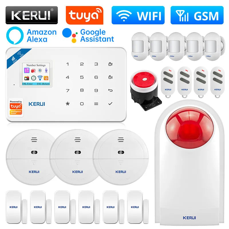 Kerui Plastic Smart Wireless Motion Detector Security Sensor Kit