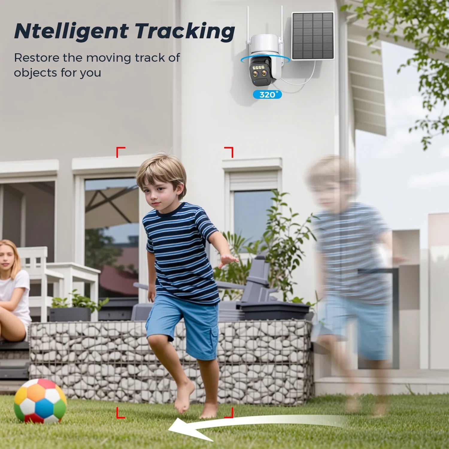 10MP 5K Wireless Solar Wifi Outdoor Surveillance Camera