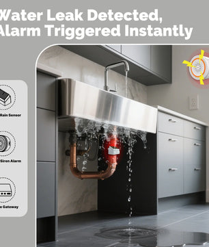 MOES Tuya ZigBee Smart Wireless Waterproof IPX4 Rain & Flood Sensor