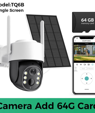 1080p 8MP 4K HD Solar WiFi Normal Supply Dual Lens Security Camera