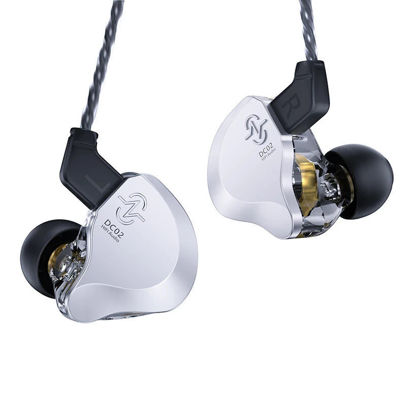 2 Pins Metal Dynamic Vocalism Bluetooth Ear Monitor Wire Headphone