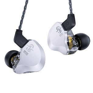 2 Pins Metal Dynamic Vocalism Bluetooth Ear Monitor Wire Headphone