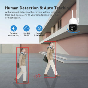 Boavision 2MP 4G Auto Tracking Two Way Audio Dome Camera