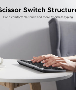 Ugreen Wireless 5.3 & 2.4G USB Bluetooth 78 Key Keyboard 