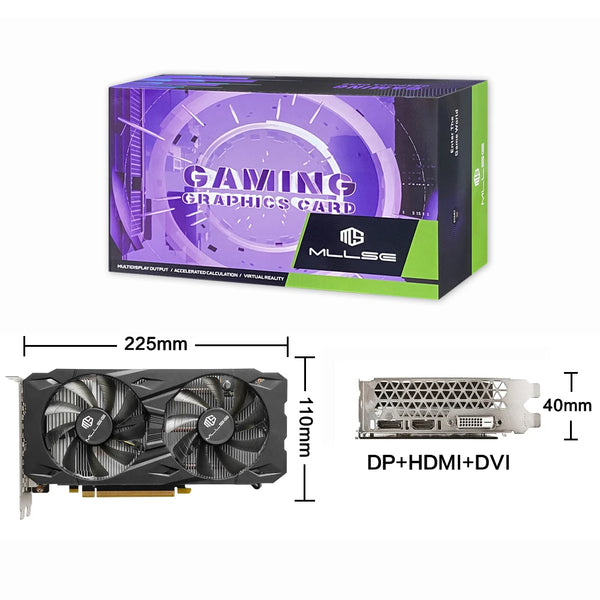 6GB GTX1660 Series GDDR6 Dual Fans Video Graphics Card For PC