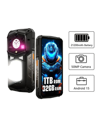 7500mAh 32GB Android Fullview Display Fast Charging Smartphone