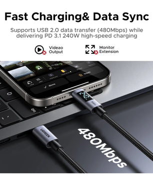 Ugreen 5W Alloy USB Type-C Charge For Laptop and MacBook