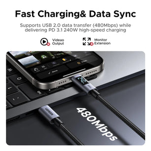 Ugreen 5W Alloy USB Type-C Charge For Laptop and MacBook