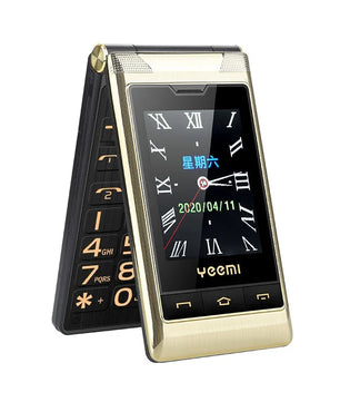 1800mAh 8MP Normal Screen Dual Screen Flip Android Smartphone