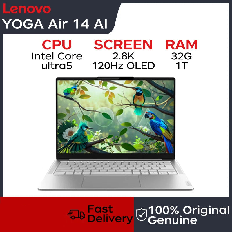 4GB 14" 32GB Intel Core Ultra 5 Processor 125H Lenovo Laptop