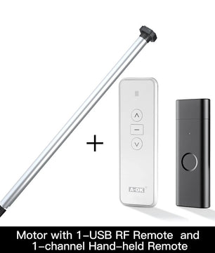 Moes Plastic Electric Remote Control Tubular Roller Blind Motor