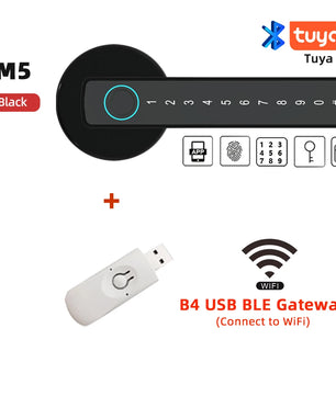 Zinc Alloy Fingerprint Electronic Bluetooth Reversible Door Lock