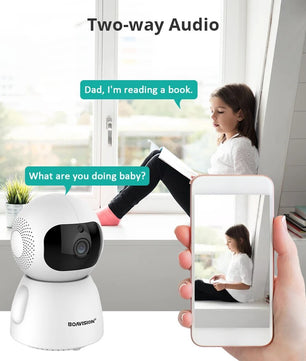 Boavision 3MP Wireless Night Vision Baby Monitor Security Camera