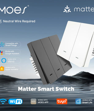 MOES WiFi Smart Light Button Switch with Alexa Google Home