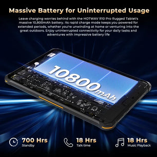 10800mAh R10 Pro 4G Rugged Type-C Android Smartphone