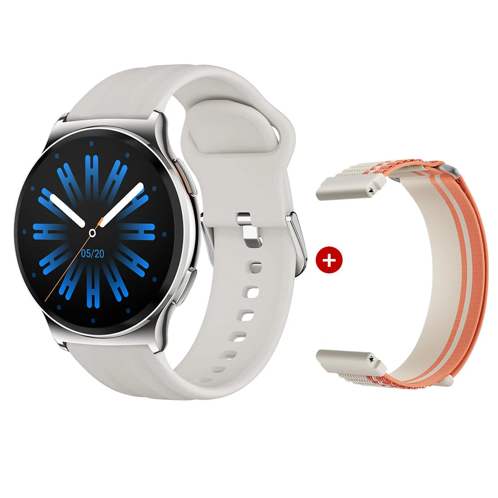 Silica Gel 1.43'' 22mm Waterproof AMOLED Display Smartwatch