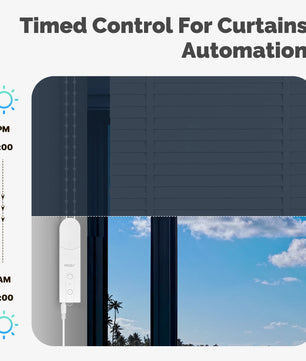 MOES WiFi Roller Blinds Motor for Curtains with Alexa Google Home