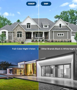 IP66 5MP Digital Zoom Waterproof Audio Record Bullet Camera