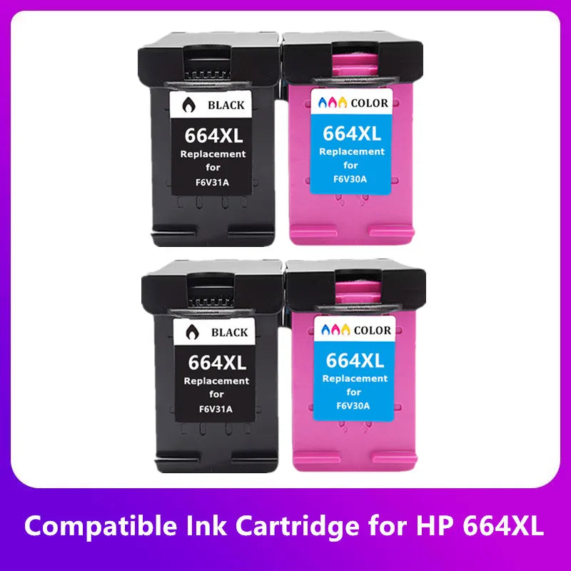 664XL Ink Cartridge Compatible For HP Deskjet 1115 2135 3635 2138 3636 3638