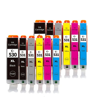 PGI-530 CLI-531 Ink Cartridge Compatible For Canon Pixma TS8750 TS8751