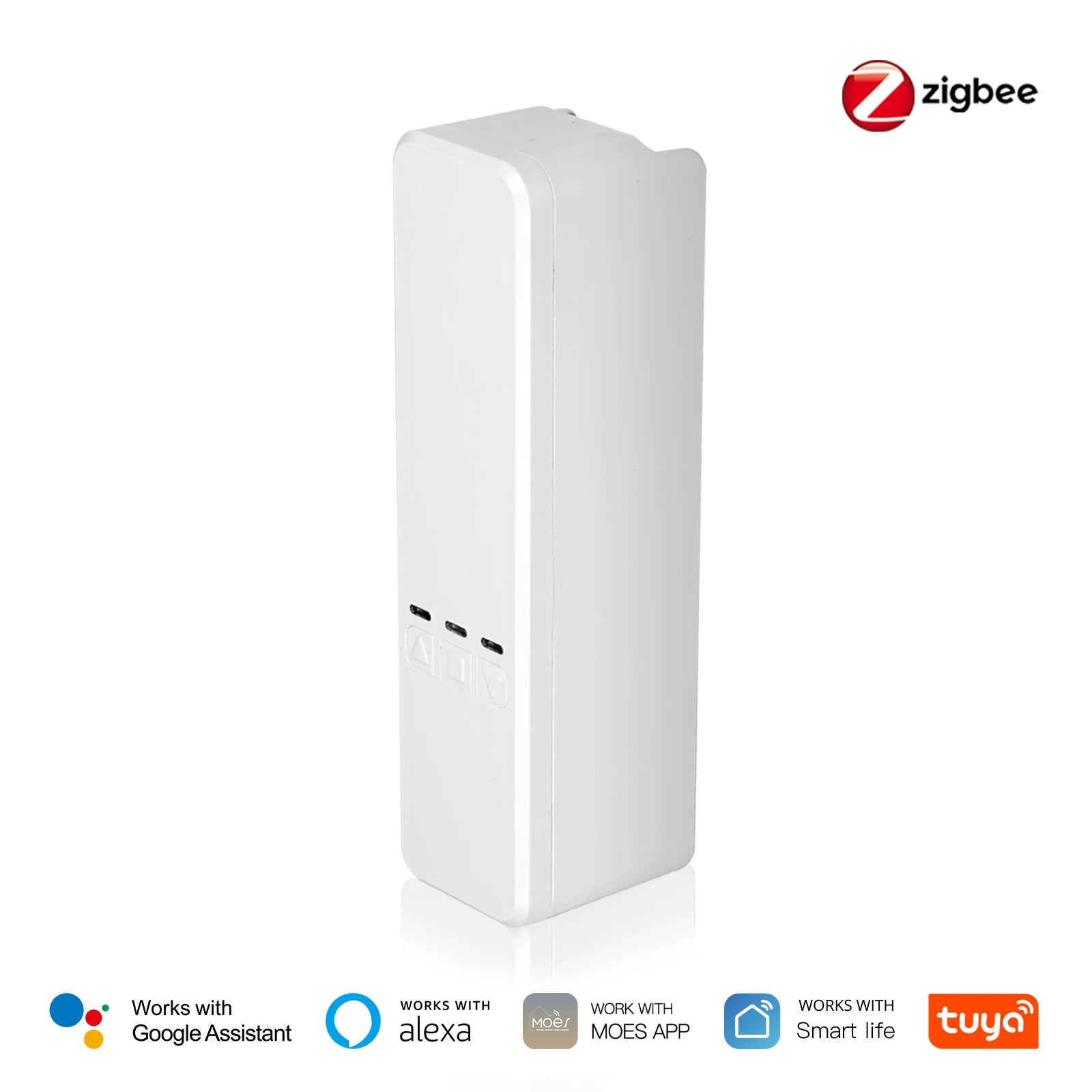 MOES Zigbee Smart Electric Curtain Motor with App and Voice Control