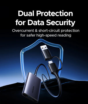 Ugreen Metal 800MB/s USB-C 2-in-1 Plug Single Slot Card Reader