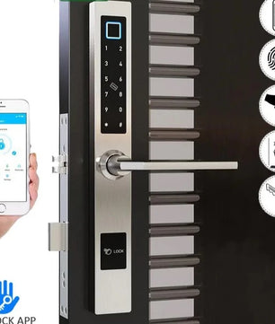 RayKube Aluminium Alloy Fingerprint Digital Smart Door Lock