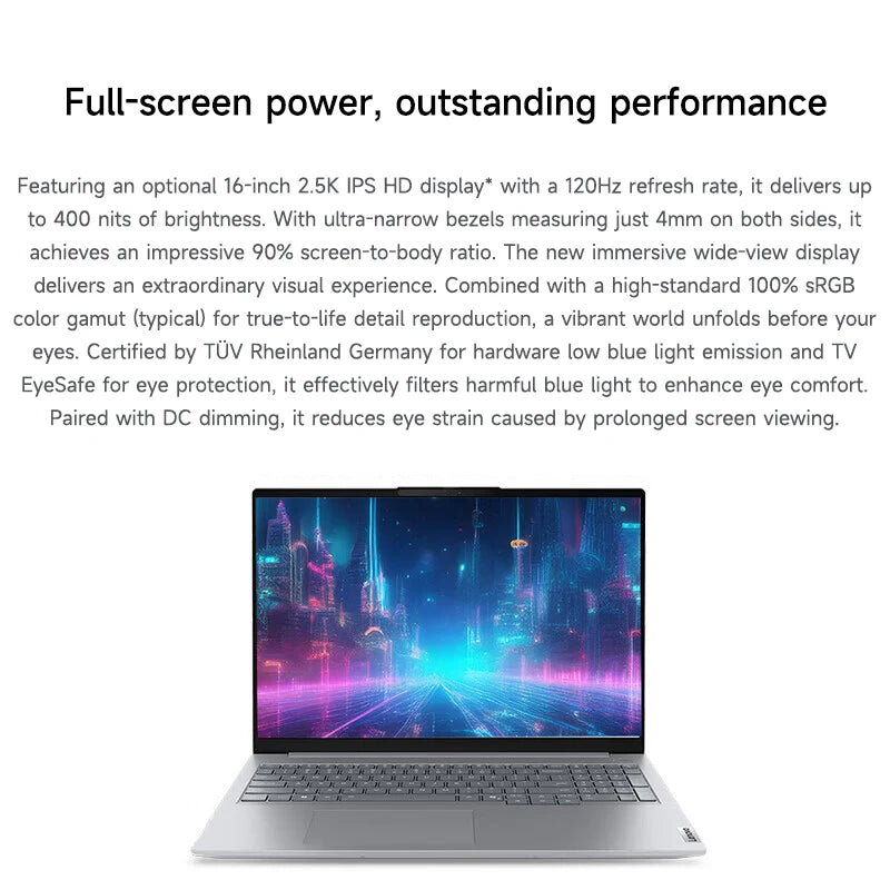 1TB 16" 120Hz ThinkBook 16 2025 Core Edition Lenovo Laptop