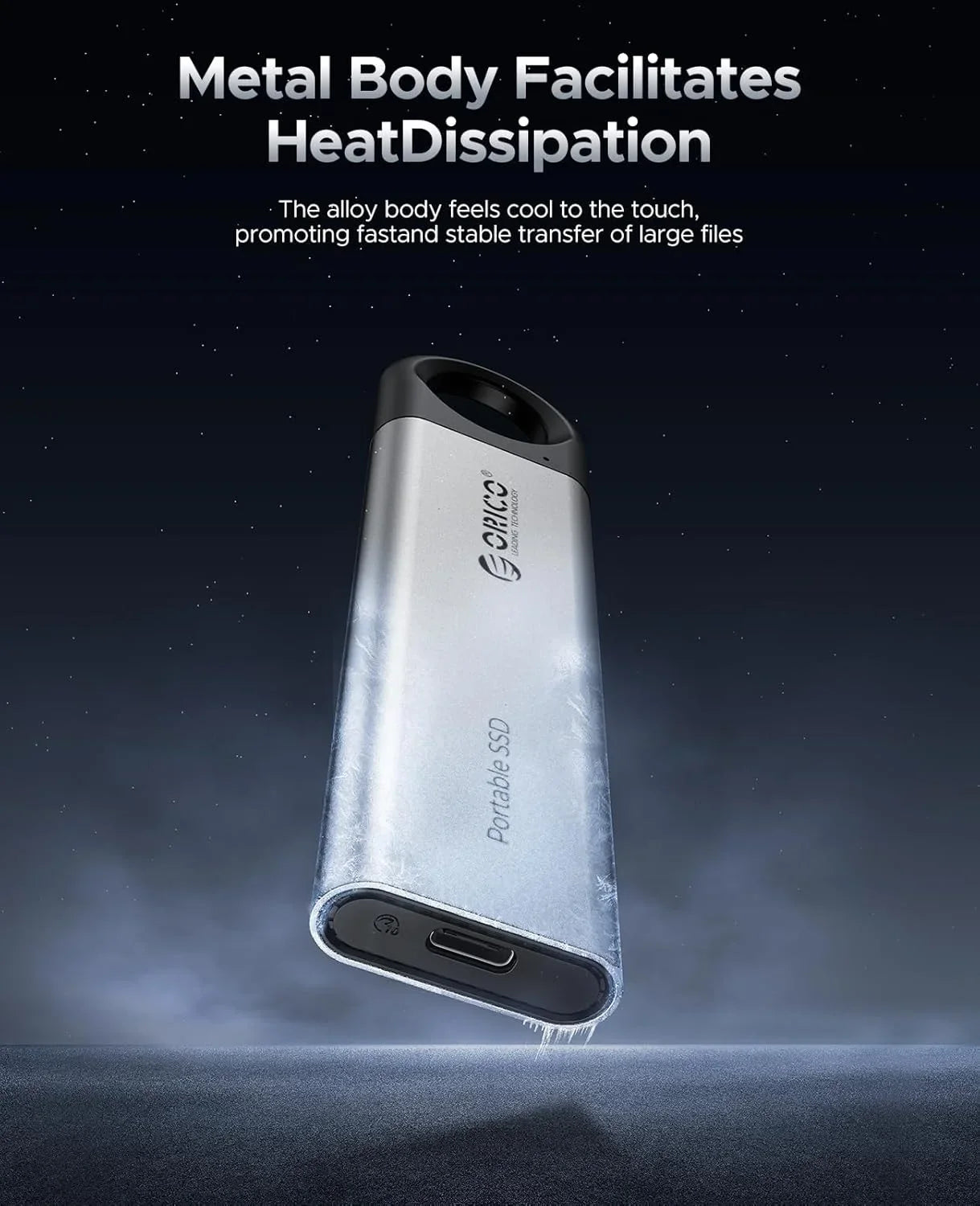 USB 3.2 Type-C External Solid State Drive For Laptop And Desktop