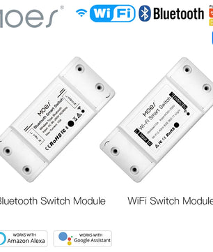Moes 10A 1800W Plastic Automatic Wireless WIFI Switch Module