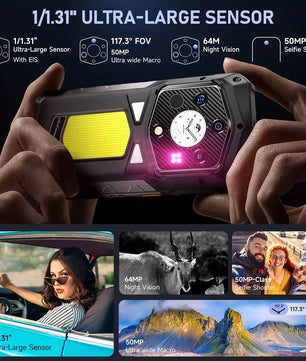 7500mAh 512GB Android Armor 29 Pro 5G Rugged Smartphone