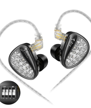 Plastic Hybrid Technology Silver Plated Wired Earphones