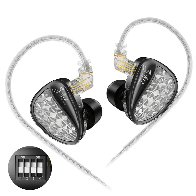 Plastic Hybrid Technology Silver Plated Wired Earphones